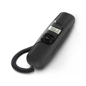Alcatel T16 Slim phone with easy-to-use keypad and redial key