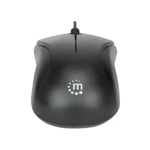 Wired Optical USB Mouse USB-A, Three Buttons with Scroll Wheel, 1000 dpi, Black (190107) - Image 2
