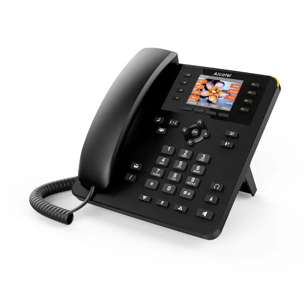 Close-up of Alcatel SP-2503 showing 2 SIP account functionality