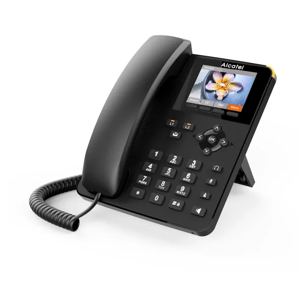 Close-up of Alcatel SP-2502 with HD sound feature