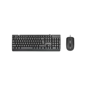 Manhattan Wired USB Keyboard and Mouse Set- 180481