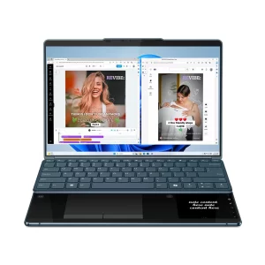 Lenovo Yoga Book 9 13IMU9- Core Ultra 7 155U- 16GB RAM- 1TB SSD M.2- 2x 13.3"OLED Touchscreens, Windows 11 Home 64- 2 Years local Warranty- 83FF - Image 2