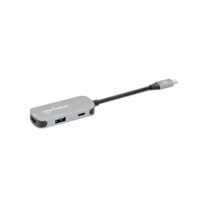 Manhattan USB-C to HDMI (4K@30Hz) 3-in-1 Docking Converter with Power Delivery- 130707 - Image 4