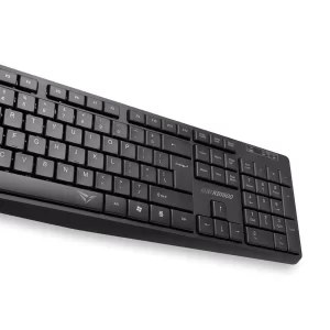 Alcatroz Silent KB1500 USB Wired Keyboard – Durable & Ergonomic - Image 2