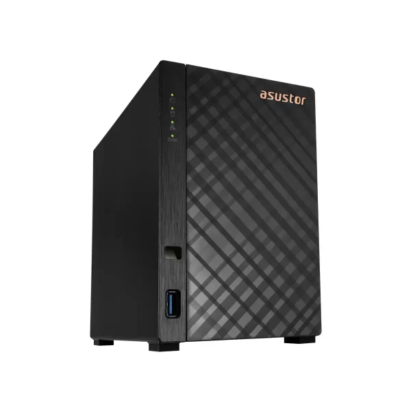 ASUSTOR AS1102T-L 2-bay NAS rear ports