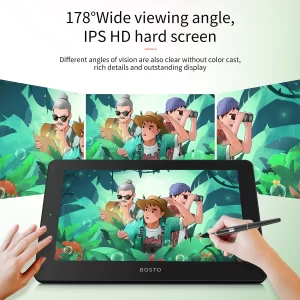 Bosto BT-12HD-A – High-Precision Pen Display Tablet for Artists - Image 11