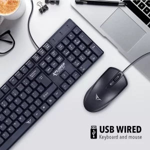 Alcatroz Xplorer C3500 Wired Keyboard & Mouse Combo Set - Image 5
