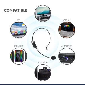 SonicGear WMH 100UL rechargeable head worn microphone system