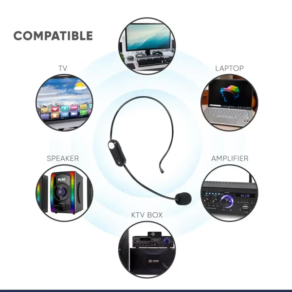 SonicGear WMH 100UL rechargeable head worn microphone system