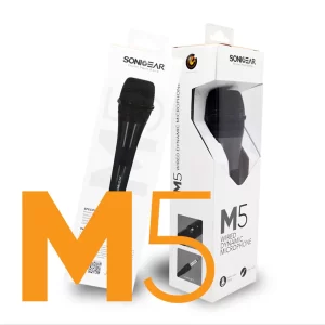 Sonic Gear M5 handheld mic close view