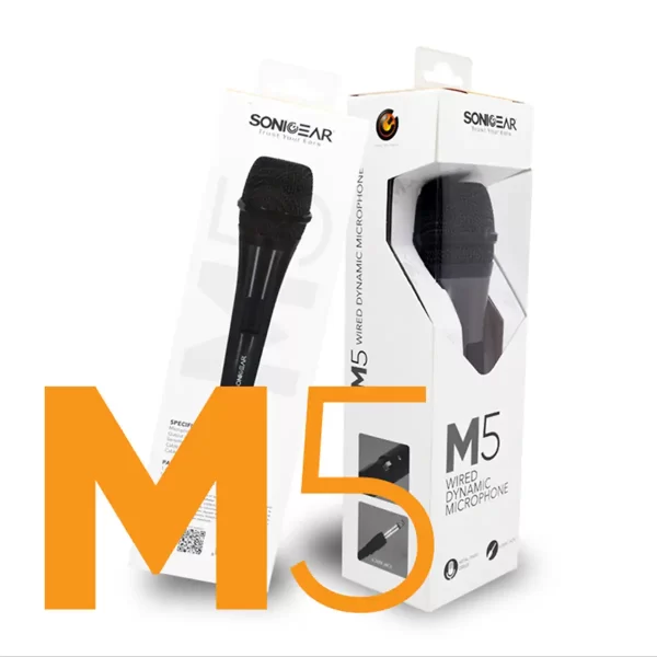 Sonic Gear M5 handheld mic close view