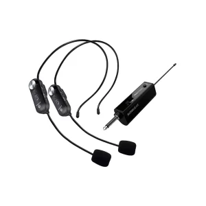 SonicGear WMH 100 UL dual mic system with hands-free headset design