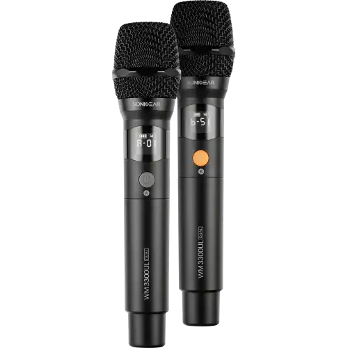 SonicGear WM 3300 UL professional dual handheld wireless microphone system