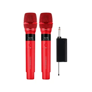 SonicGear WM 2200 UL dual wireless microphones with LED lights and receiver