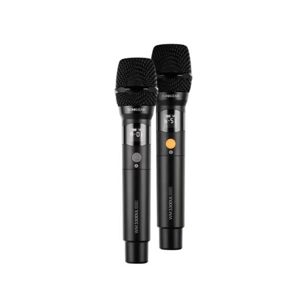 Dual UHF wireless microphones SonicGear WM 3300 UL for events and stage use