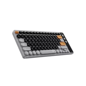 Stylish Bluetooth keyboard with ergonomic design