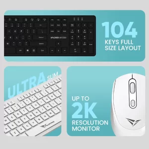 Comfortable Typing & Smooth Mouse Control