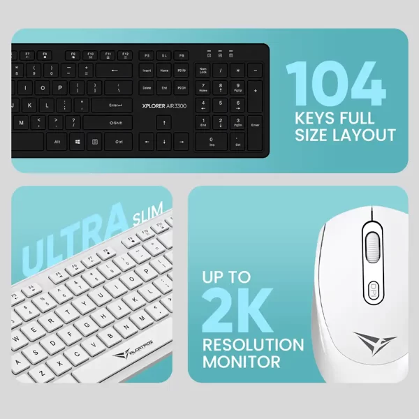 Comfortable Typing & Smooth Mouse Control