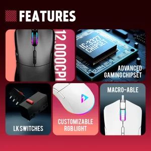 Armaggeddon FALCON V-LK RGB wired gaming mouse for FPS games