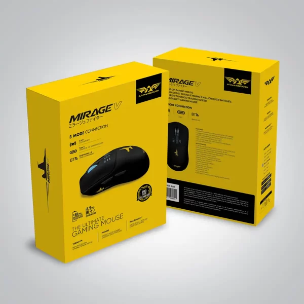 Armaggeddon MIRAGE V RGB wireless mouse for gaming setup