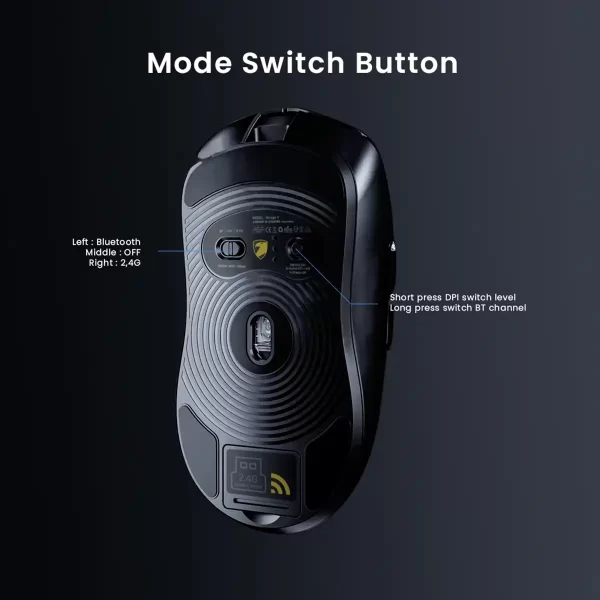 Armaggeddon MIRAGE V rechargeable wireless gaming mouse RGB