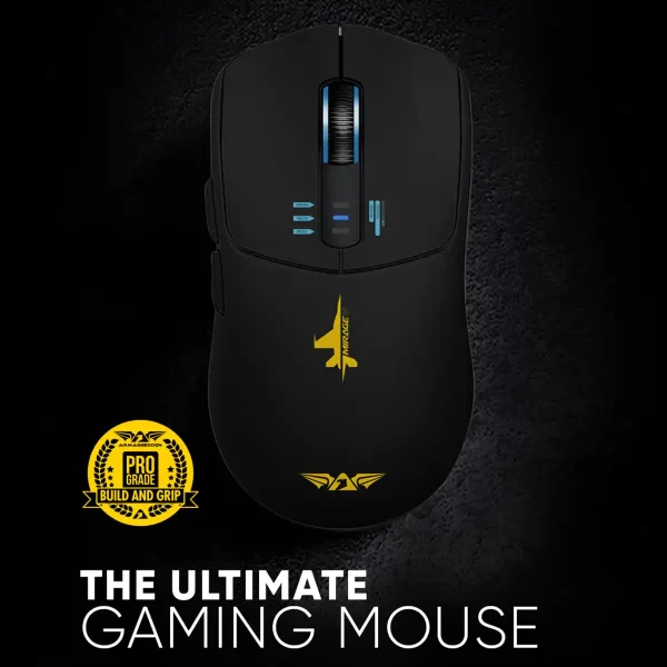 Armaggeddon gaming mouse MIRAGE V with colorful RGB lighting