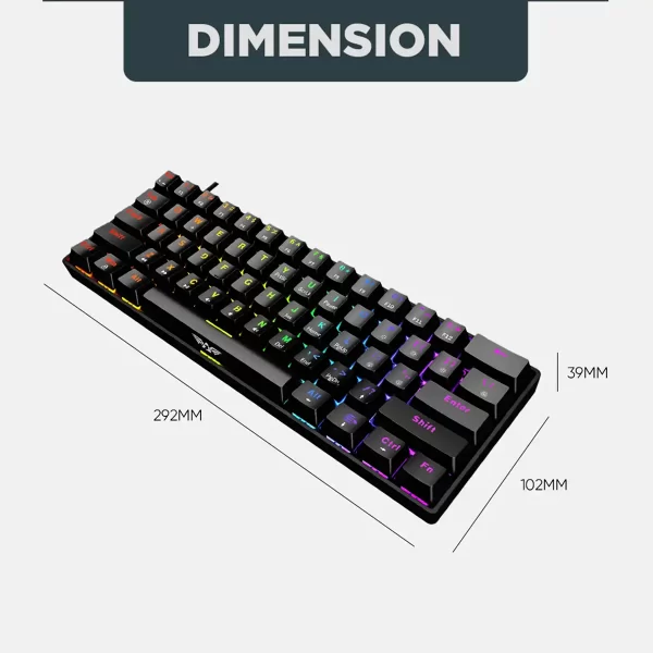 Armaggeddon MKA-1C NEX mini keyboard for FPS gaming