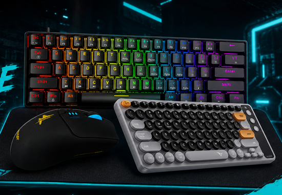 Affordable Gaming Keyboard and Mouse in Pakistan Affordable gaming keyboard and mouse setup with RGB lighting for PC gamers in Pakistan