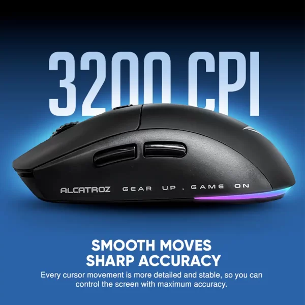 Complete gaming setup with wireless keyboard and gaming mouse