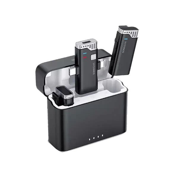 sonicgear-wlm-3000-wireless-microphone SonicGear WLM 3000 Duo Clip-On Microphone – Wireless Lavalier Mic in Pakistan