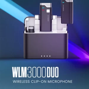 SonicGear WLM 3000 Duo Wireless Clip-On Microphone – Best Lavalier Mic in Pakistan