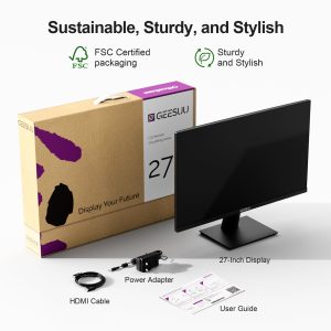 GEESUU CloudWing Monitor 27 Inch FHD 144Hz VA | M270L1F - Image 8