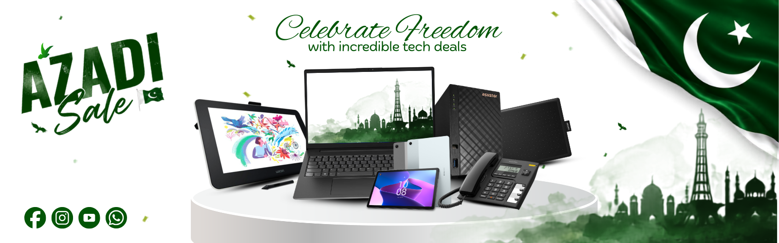 Azadi Tech Sale 2026 at T-Shop Pakistan